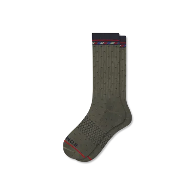 Bombas Holiday Calf Socks In Green