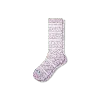 Bombas Holiday Calf Socks In Purple Smoke