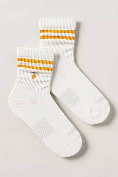 Bombas Icon Stripe Tube Socks In Orange