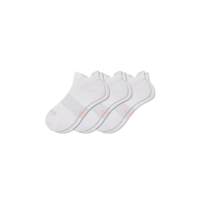 Bombas Lightweight Athletic Ankle Sock 3-pack In White
