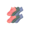 Bombas Lightweight Athletic Ankle Sock 6-pack In Multi