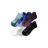 Bombas Lightweight Athletic Ankle Sock 6-pack In Plum Sky Multi Mix