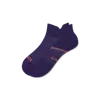Bombas Lightweight Athletic Ankle Socks In Purple