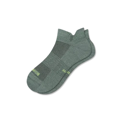 Bombas Lightweight Athletic Ankle Socks In Green