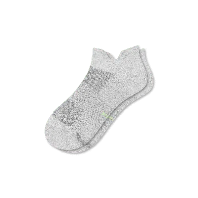 Bombas Lightweight Athletic Ankle Socks In Grey