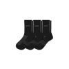 Bombas Lightweight Athletic Half Calf Sock 3-pack In Black