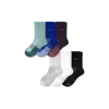 Bombas Lightweight Athletic Half Calf Sock 6-pack In Plum Sky Multi Mix
