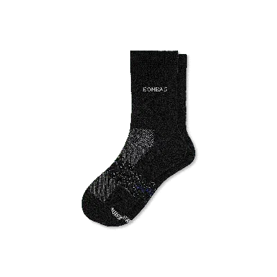 Bombas Lightweight Athletic Half Calf Socks In Black