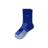 Bombas Lightweight Athletic Half Calf Socks In Neon Cobalt