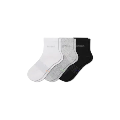 Bombas Lightweight Athletic Quarter Sock 3-pack In Multi