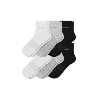 Bombas Lightweight Athletic Quarter Sock 6-pack