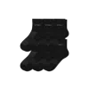 Bombas Lightweight Athletic Quarter Sock 6-pack In Black