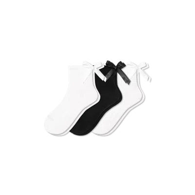 Bombas Lightweight Bow Quarter Sock 3-pack In Mixed