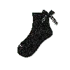 Bombas Lightweight Bow Quarter Socks In Black