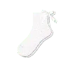 Bombas Lightweight Bow Quarter Socks In White