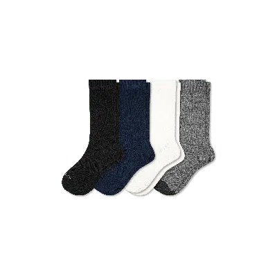 Bombas Lightweight Calf Sock 4-pack In Mixed