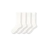 Bombas Lightweight Calf Sock 4-pack In Soft White