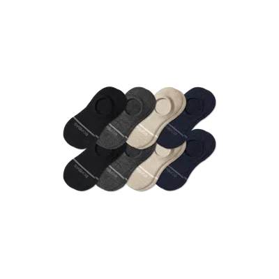 Bombas Lightweight Merino Wool Blend No Show Sock 8-pack In Mixed