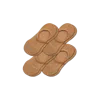 Bombas Lightweight No Show Sock 4-pack In Tan