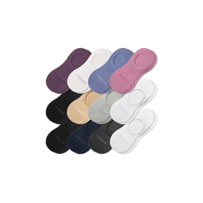 Bombas Lightweight No Show Socks 12-pack In Blue