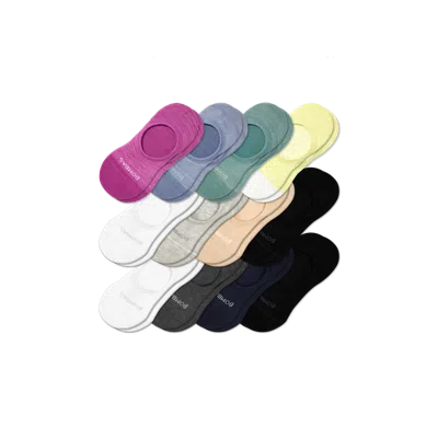 Bombas Lightweight No Show Socks 12-pack In Fjord Neutrals Mix