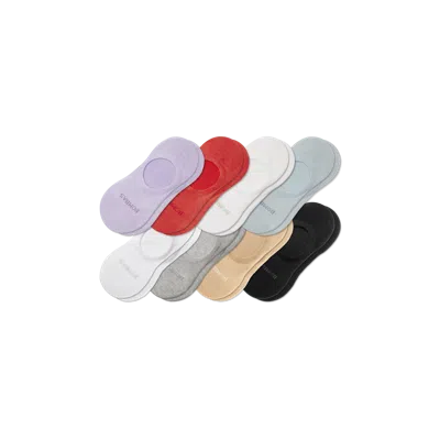 Bombas Lightweight No Show Socks 8-pack In Lavender Mist Mix