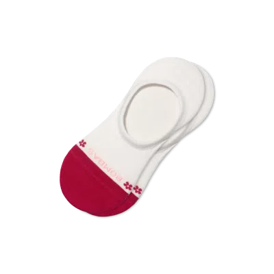 Bombas Lightweight No Show Socks In White