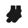 Bombas Lightweight Quarter Sock 4-pack In Black