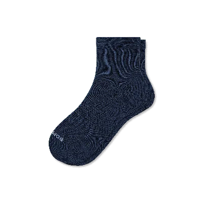 Bombas Lightweight Quarter Socks In Navy
