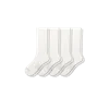 Bombas Lodge Sock 4-pack In Soft White