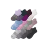 Bombas Marl Ankle Sock 12-pack In Plum Lavender Mix