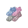 Bombas Marl Ankle Sock 4-pack In Plum Moss Mix