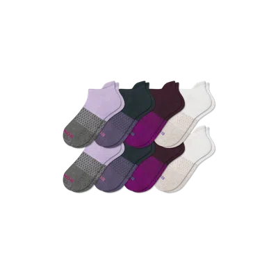 Bombas Marl Ankle Sock 8-pack In Chai Lavender Mix