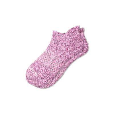 Bombas Marl Ankle Socks In Beach Plum