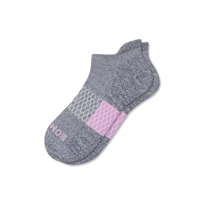 Bombas Marl Ankle Socks In Navy Pink