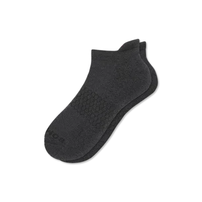 Bombas Marl Ankle Socks In Washed Black