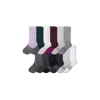 Bombas Marl Calf Sock 12-pack In Chai Lavender Marls Mix