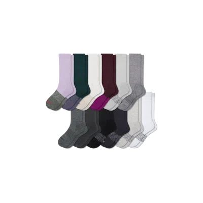 Bombas Marl Calf Sock 12-pack In Chai Lavender Marls Mix