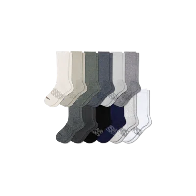 Bombas Marl Calf Sock 12-pack In Gray