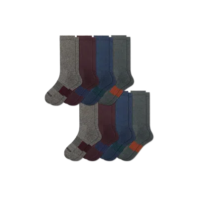 Bombas Marl Calf Sock 8-pack In Red
