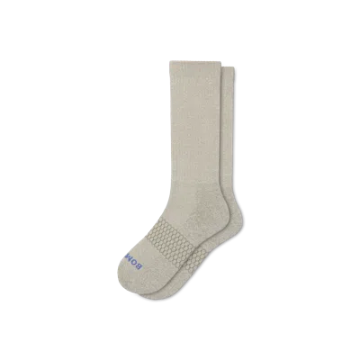 Bombas Marl Calf Socks In Gray
