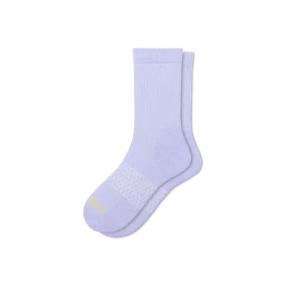Bombas Marl Half Calf Socks In Purple