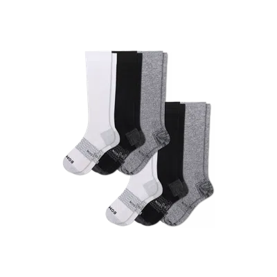 Bombas Medical Grade Compression Knee High Sock 6-pack (20-30mmhg) In Core Mix