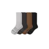 Bombas Merino Blend Ultra-stretch Calf Sock 4-pack In Multi