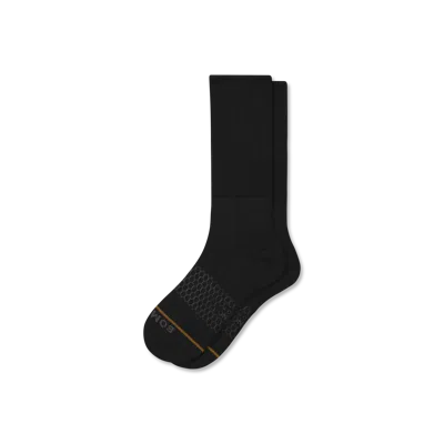 Bombas Merino Blend Ultra-stretch Calf Socks In Black