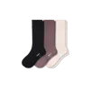 Bombas Merino Cashmere Blend Rib Calf Sock 3-pack In Neutral Mix