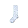 Bombas Merino Cashmere Blend Rib Calf Socks In Halo Blue