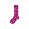 Bombas Merino Cashmere Blend Rib Calf Socks In Prickly Pear