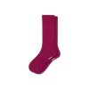 Bombas Merino Cashmere Blend Rib Calf Socks In Red
