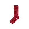 Bombas Merino Cashmere Blend Rib Calf Socks In Rich Crimson
